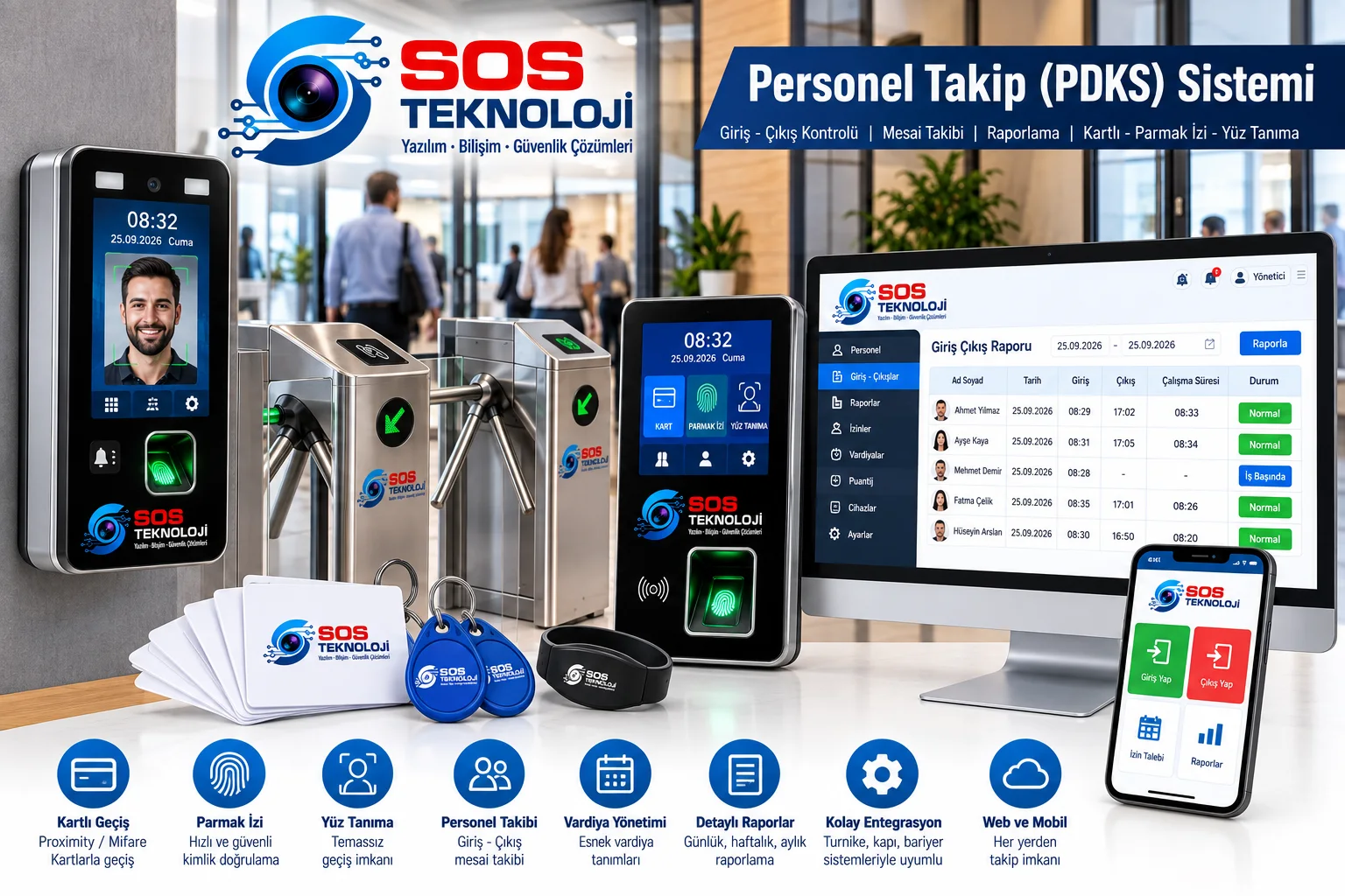 Personel Takip (PDKS) Sistemi